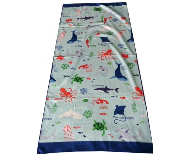 Ręcznik Zwierzęta oceanu 70x140...